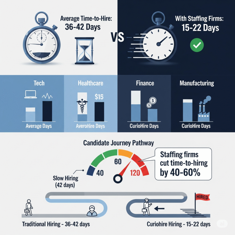 Infographic: Average Time-to-Hire vs. Staffing Firm Results