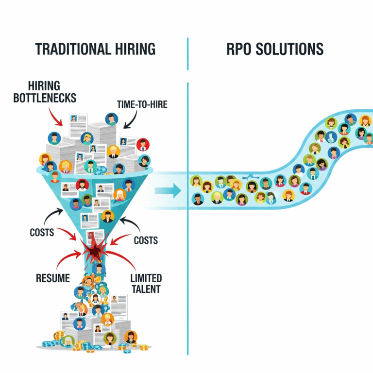 How Recruitment Process Outsourcing (RPO) Solves Hiring Bottlenecks