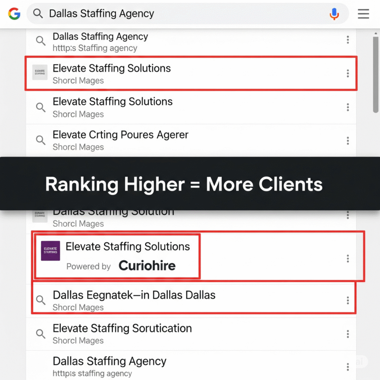 SEO for Staffing Companies: How to Rank Higher on Google